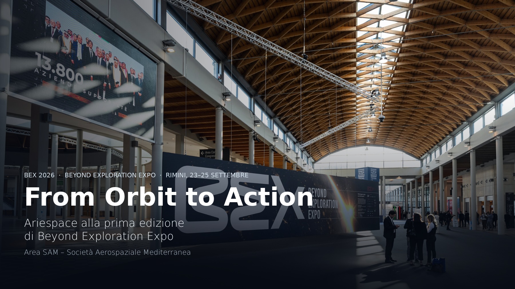 Scopri di più sull'articolo From Orbit to Action: Ariespace a BEX 2026